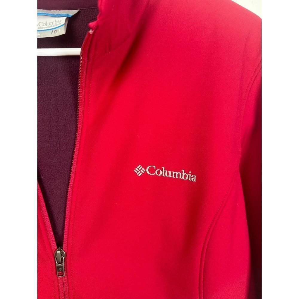 Columbia Red Pullover Jacket, Size Large - image 5